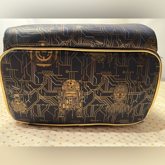 DISNEY PARKS STAR WARS GALAXY'S EDGE DROID DEPOT R2-D2 C-3PO BACKPACK - Picture 6 of 8